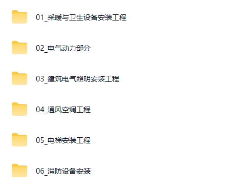 安装工程技术交底大全